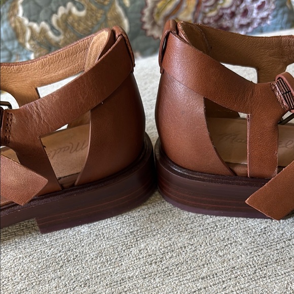 Madewell Brown Leather Fisherman’s Sandals - Picture 6 of 9